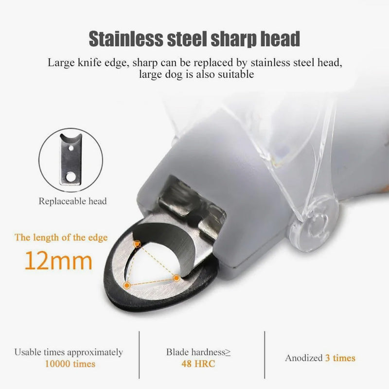 🔥LAST DAY SALE - 49% OFF🎁Pet Nail Clipper with LED Light - 5x Magnification