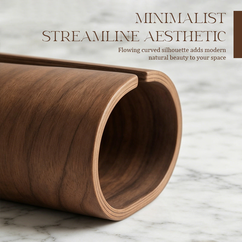 🌰 Walnut Wood Tissue Box