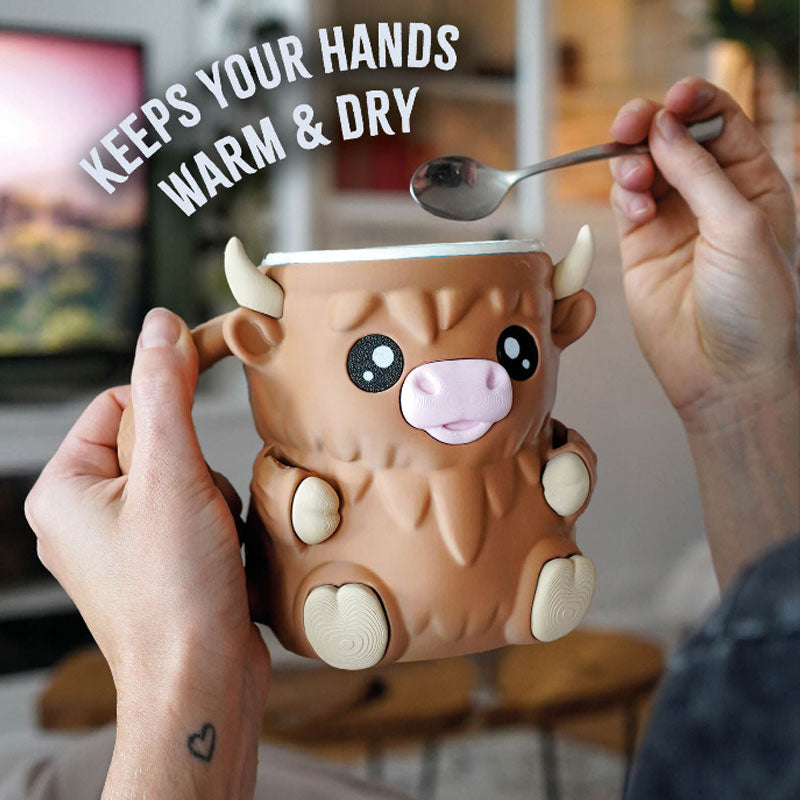 Ferdinand Highland Cow -jäätelökuppi