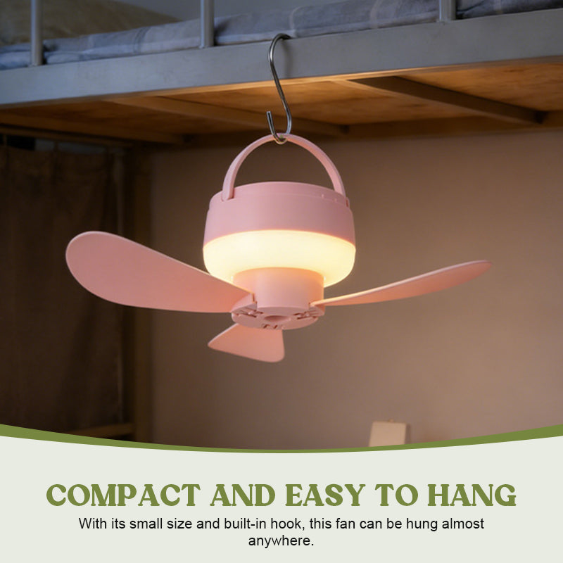 Rechargeable Fan with Light