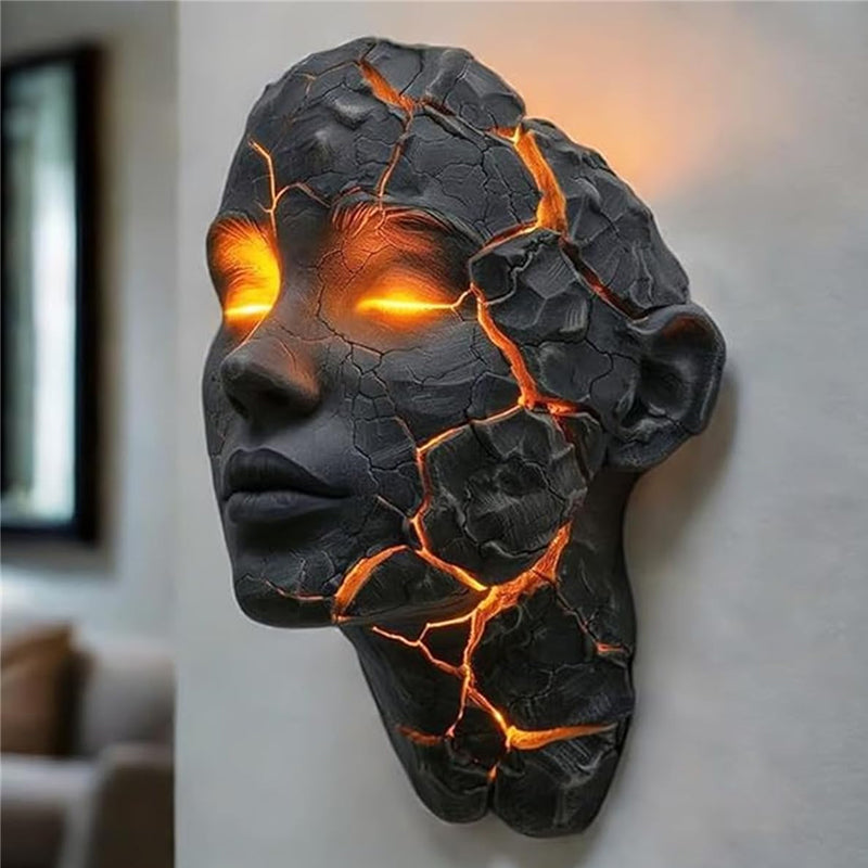 🕯️ Cracked Soul Wall Light