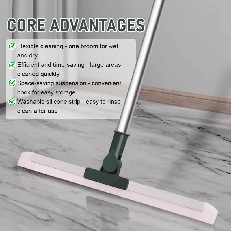 🧹 Magical Silicone Broom & Floor Scraper