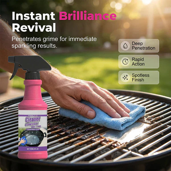 Fast-Acting Heavy Duty Grill Grease Destroyer Spray