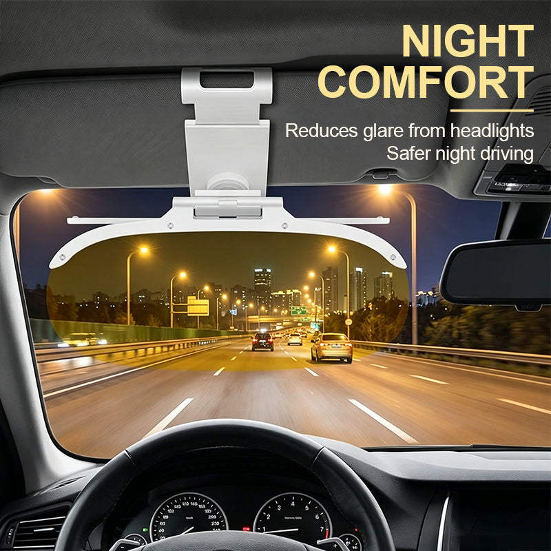 Universal Car Sun Visor Extender - Day & Night Anti-Glare Driving Visor for UV Block & Night Vision