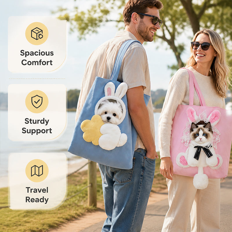 A playful pet carrier that feels ready for everyday outings