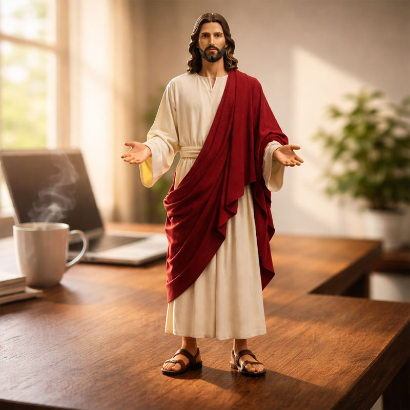 Limited Edition ResinStatue 🙏 — A Masterpiece of Faith and Artistry