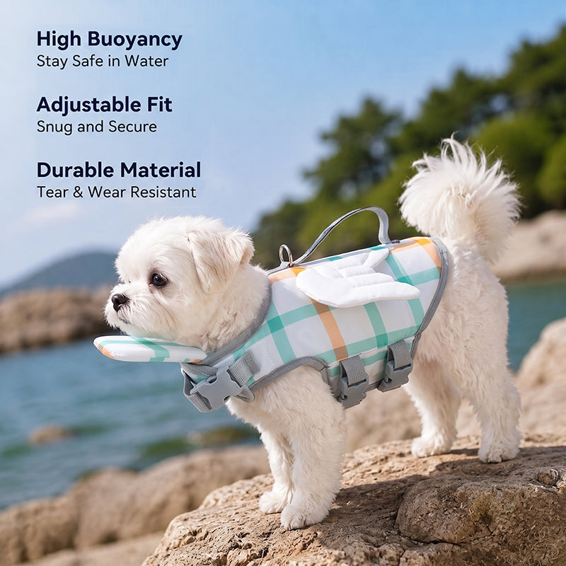 Animal-shaped Dog Life Jackets Swimsuits And Pet Buoyancy Suits