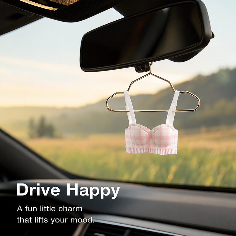 🎀🚗 Mini Bra Car Hanging Ornament