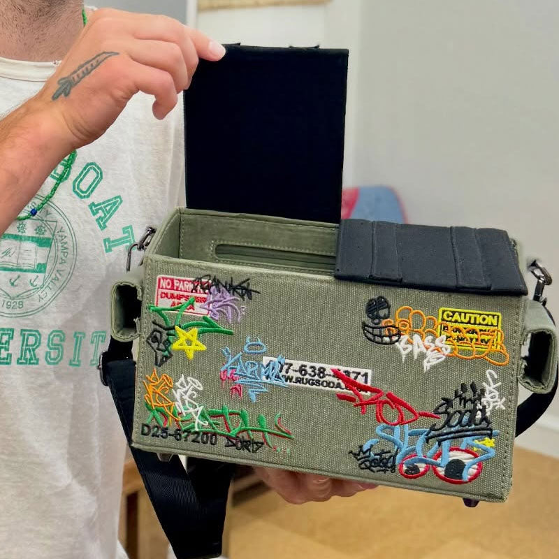 Urban Rebel Graffiti -olkalaukku 🎨🔥