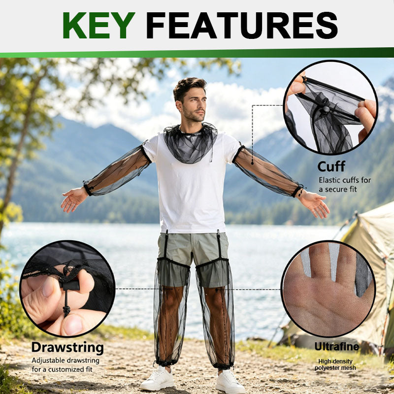 No More Bites! Anti-Mosquito Mesh Sleeves Set