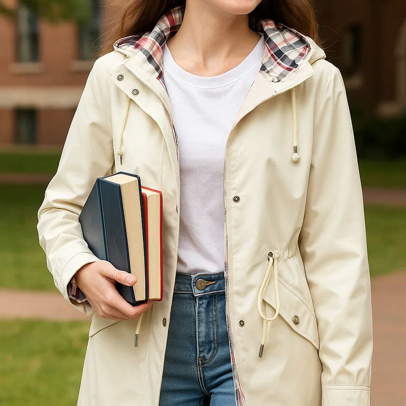 Naisten vettä hylkivä tuulitakki