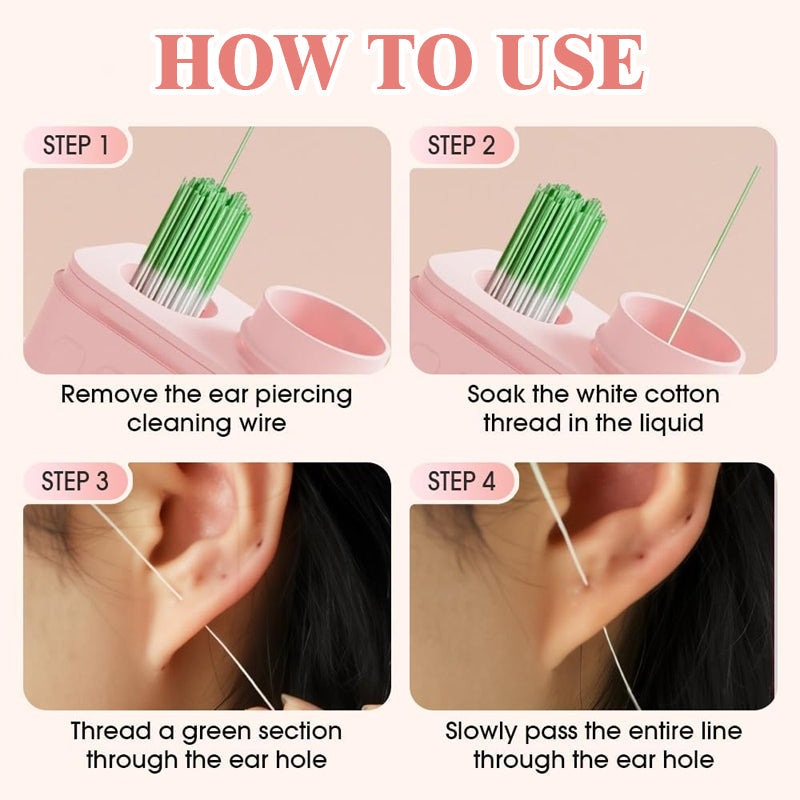Ear Piercing Cleaning Threads