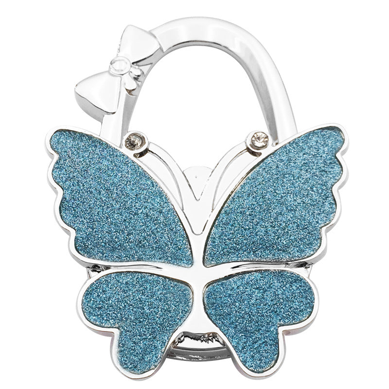 Butterfly Foldable Handbag Hook – Stylish Portable Non-Slip Bag Hanger