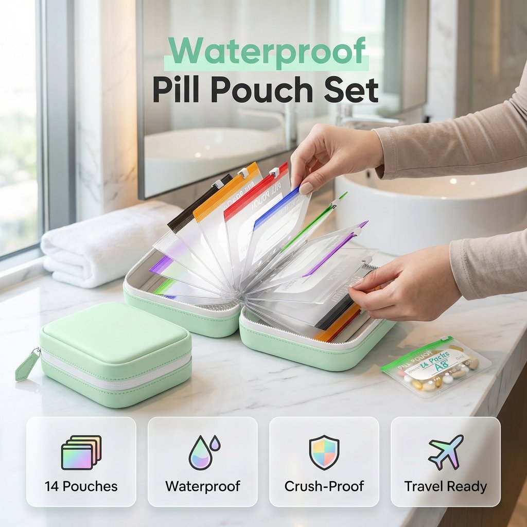 💊Waterproof Pill Organizer Set