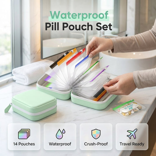 💊Waterproof Pill Organizer Set