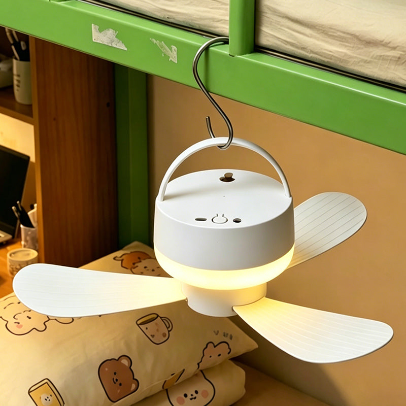Rechargeable Fan with Light