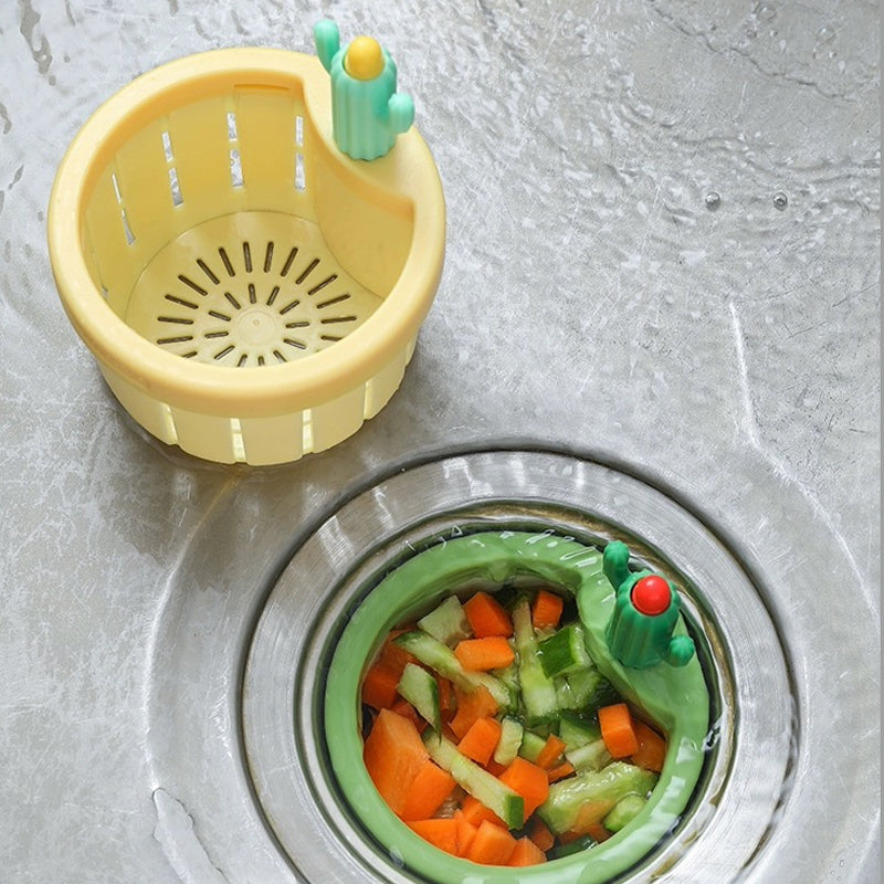 🌵 Creative Cactus-Shaped Kitchen Sink Strainer 🌵