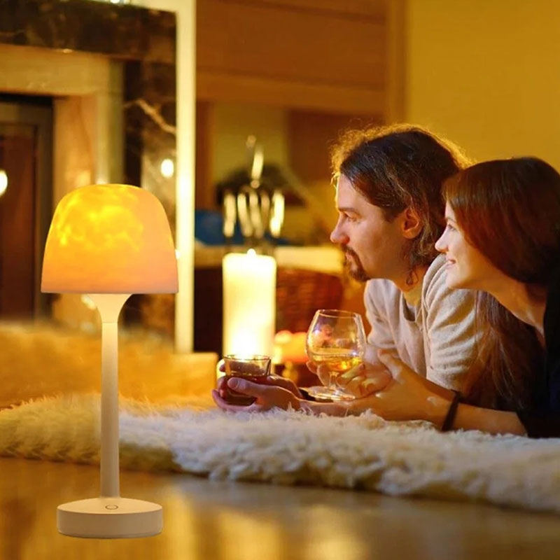 Water Ripple -ympäristöpöytävalaisin