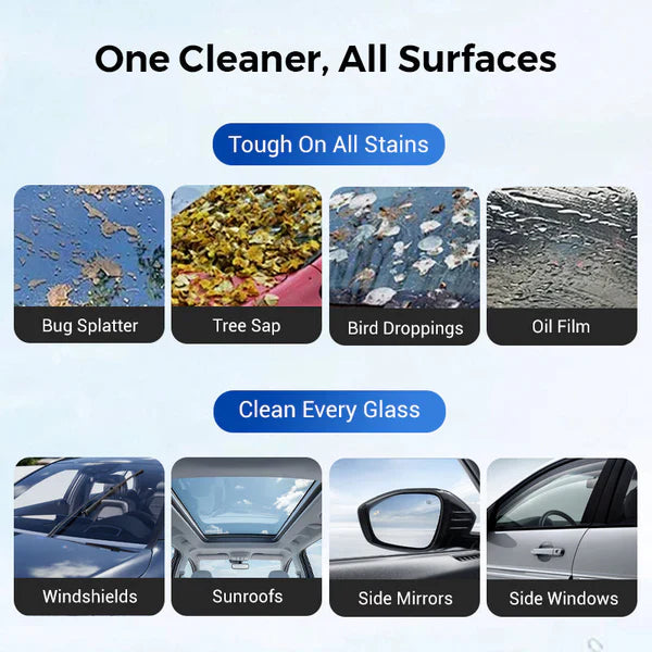 Professional Oil Film Remover for Car Glass – Deep Clean & Anti-Glare