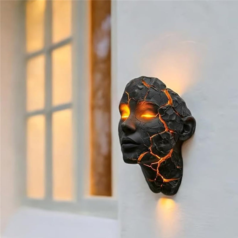 🕯️ Cracked Soul Wall Light