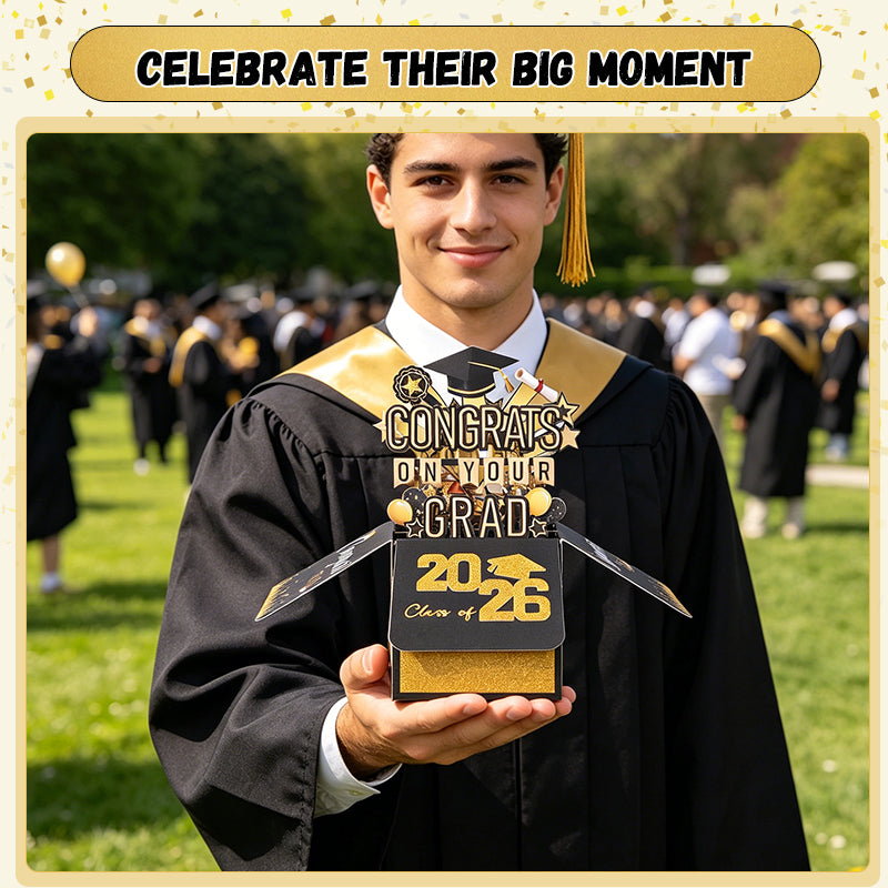 Pop-up Graduation Card Box