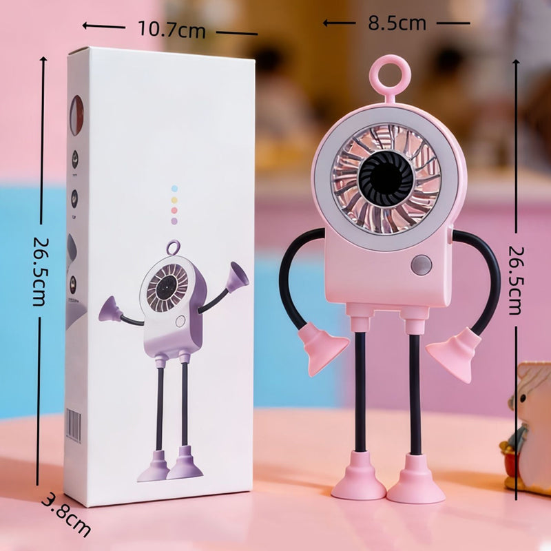 🤖 Robot Fan - Cool breeze meets playful design. Stay cool in style.