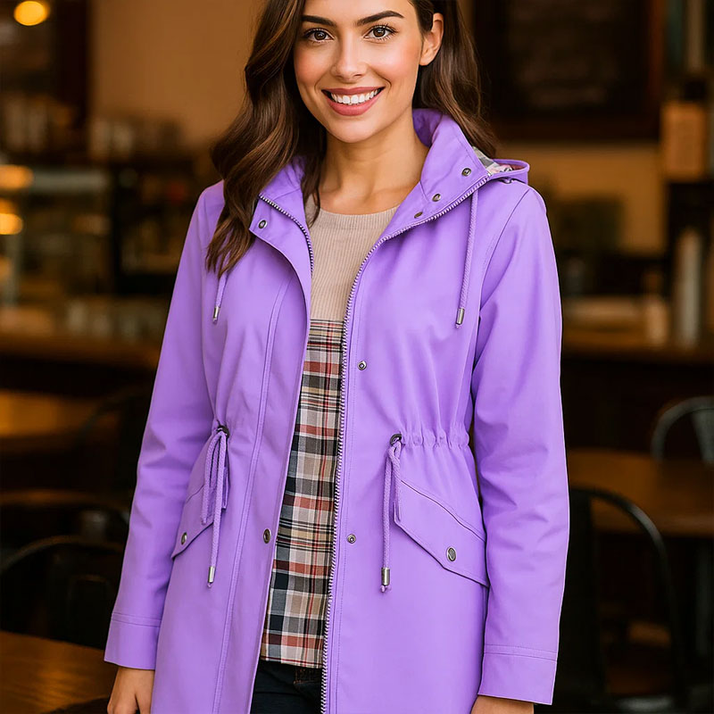 Naisten vettä hylkivä tuulitakki