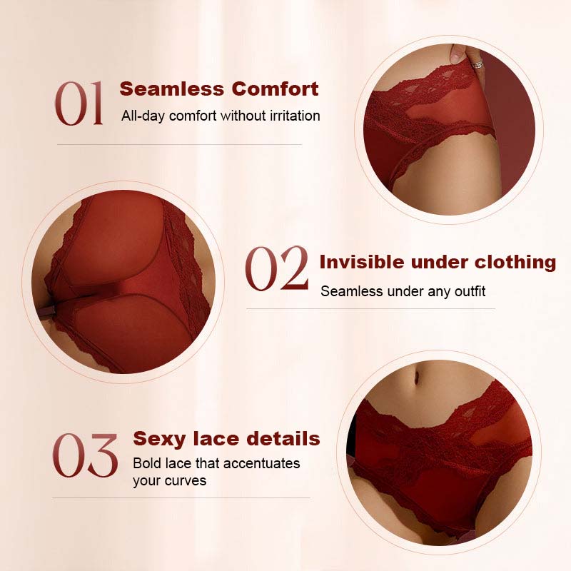 💗Seksikkäät ja mukavat pitsialushousut naisille