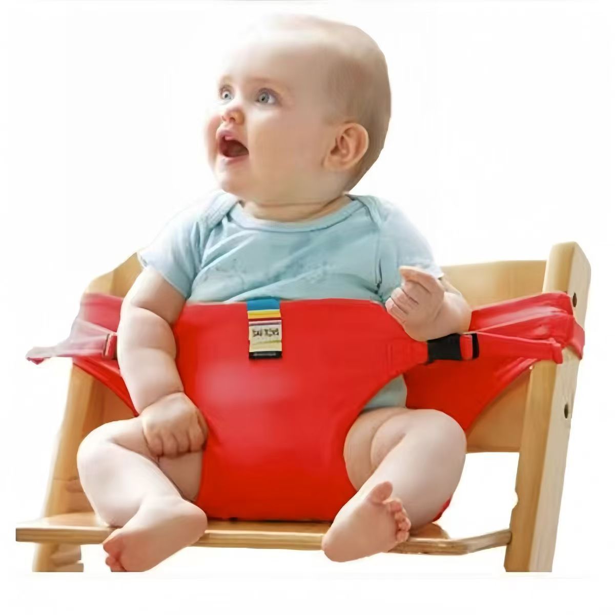Seat belts for child seats – Portable holder for the food stra
