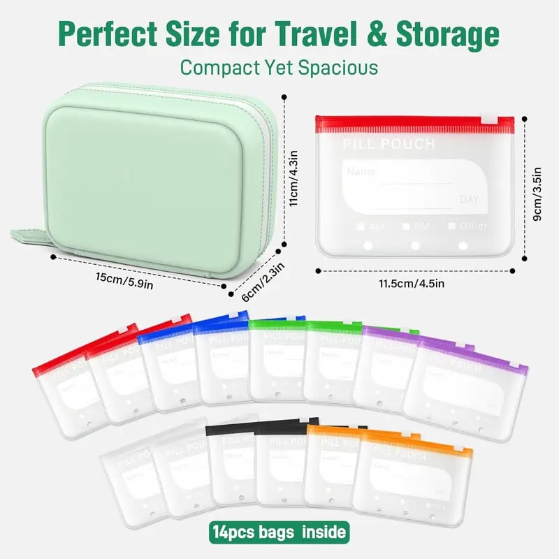 💊Waterproof Pill Organizer Set