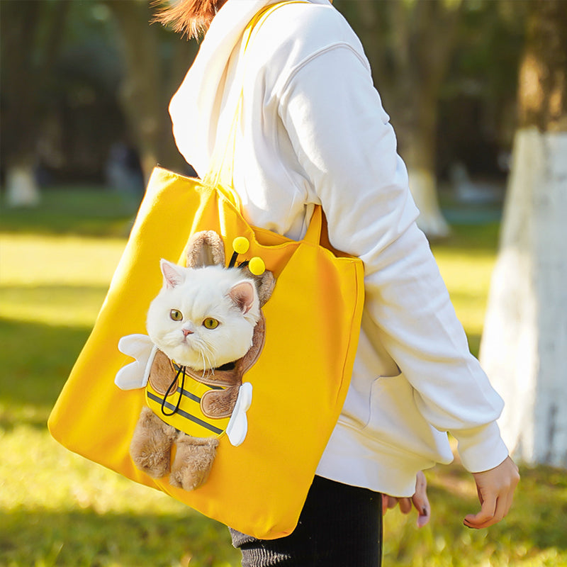 A playful pet carrier that feels ready for everyday outings