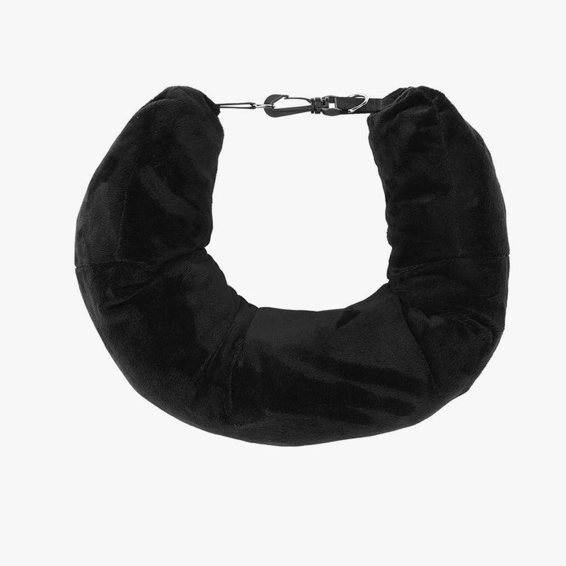 Convertible U-Shaped Travel Pillow & Storage Bag - Comfortable Neck Rest for Long Flights