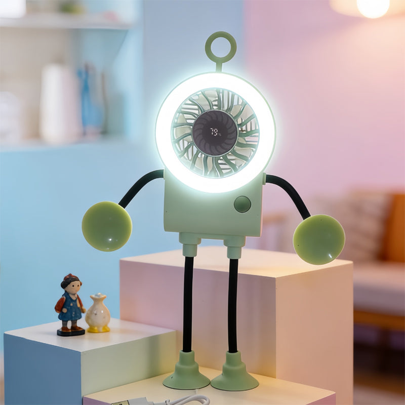🤖 Robot Fan - Cool breeze meets playful design. Stay cool in style.