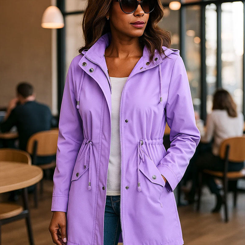 Naisten vettä hylkivä tuulitakki