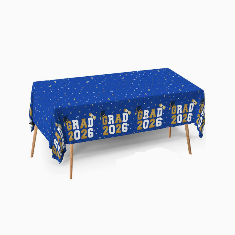 2026 Graduation Party Tablecloth Set – for Tables, Photos & Celebrations