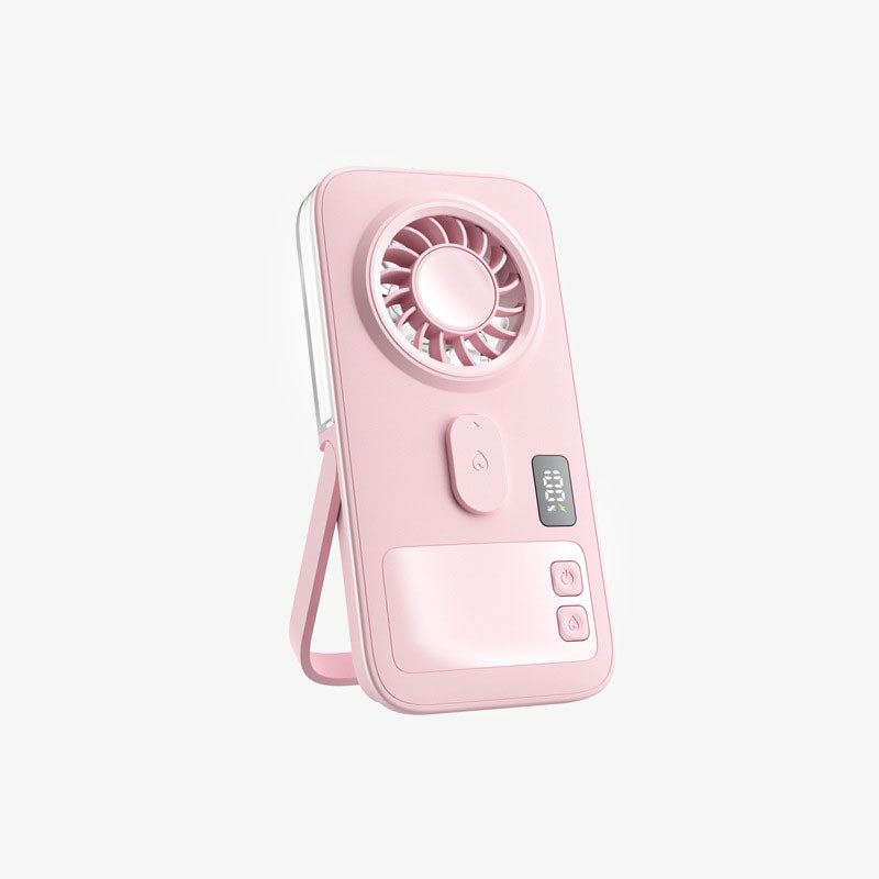 Portable handheld mist fan - for outdoor humidification and water replenishment