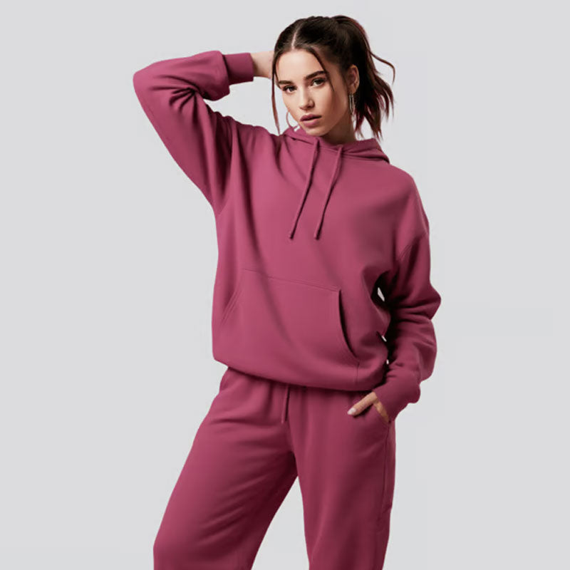 🔥VIIMEISEN PÄIVÄN ALENNUSMYYNTI - 50% POIS🎁Syksy/talvi Uusi yksivärinen pulloveri huppari - sisäänrakennettu silmänaamari