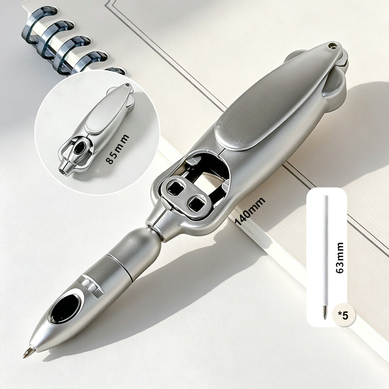 Sci-Fi Squid Transforming Decompression Pen - Fun Press-Type Ballpoint Pen