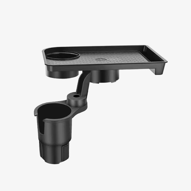 Car Cup Holder Tray with Phone Stand and Extra Cup Holde