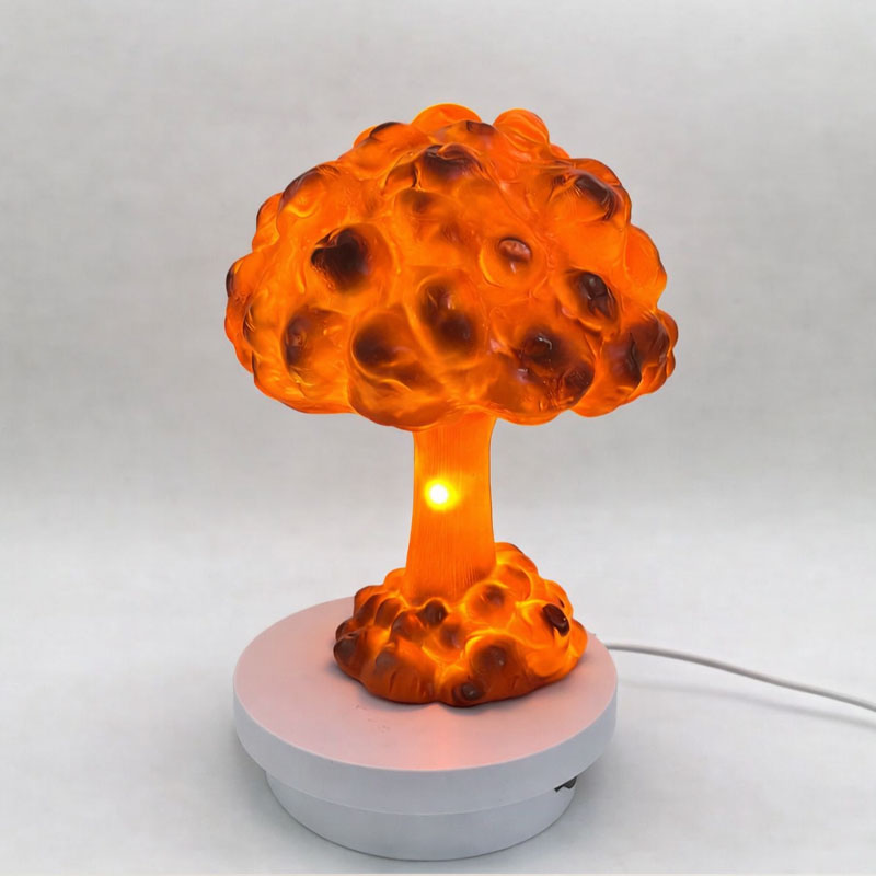 Mushroom Cloud LED Desk Lamp | Unique Desktop Ornament USB Powered