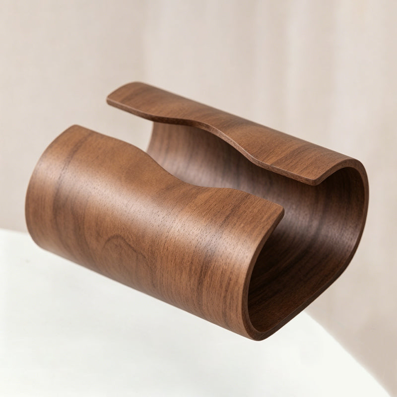 🌰 Walnut Wood Tissue Box