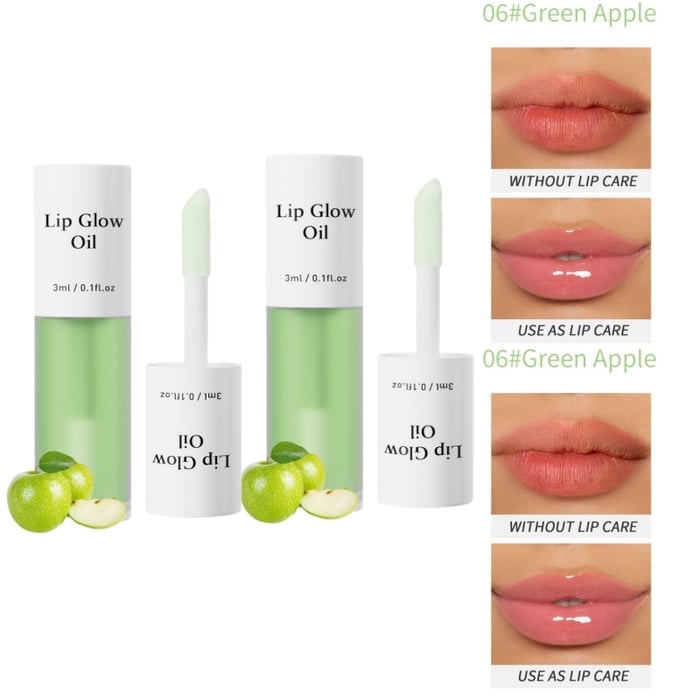 💋 Hanki täydellinen pout✨ Tinted Lip Glow Oil - Sävytetty huulten hehkuöljy - reheville, kosteutetuille huulille, joilla on luonnollinen hehku! 💖