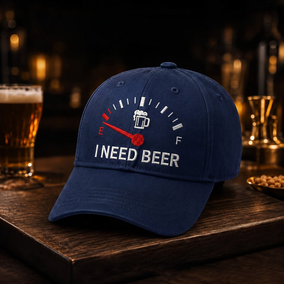 🔥LAST DAY 50% OFF - 🍺 ‘I NEED BEER’ embroidered baseball cap – Unisex commemorative cap