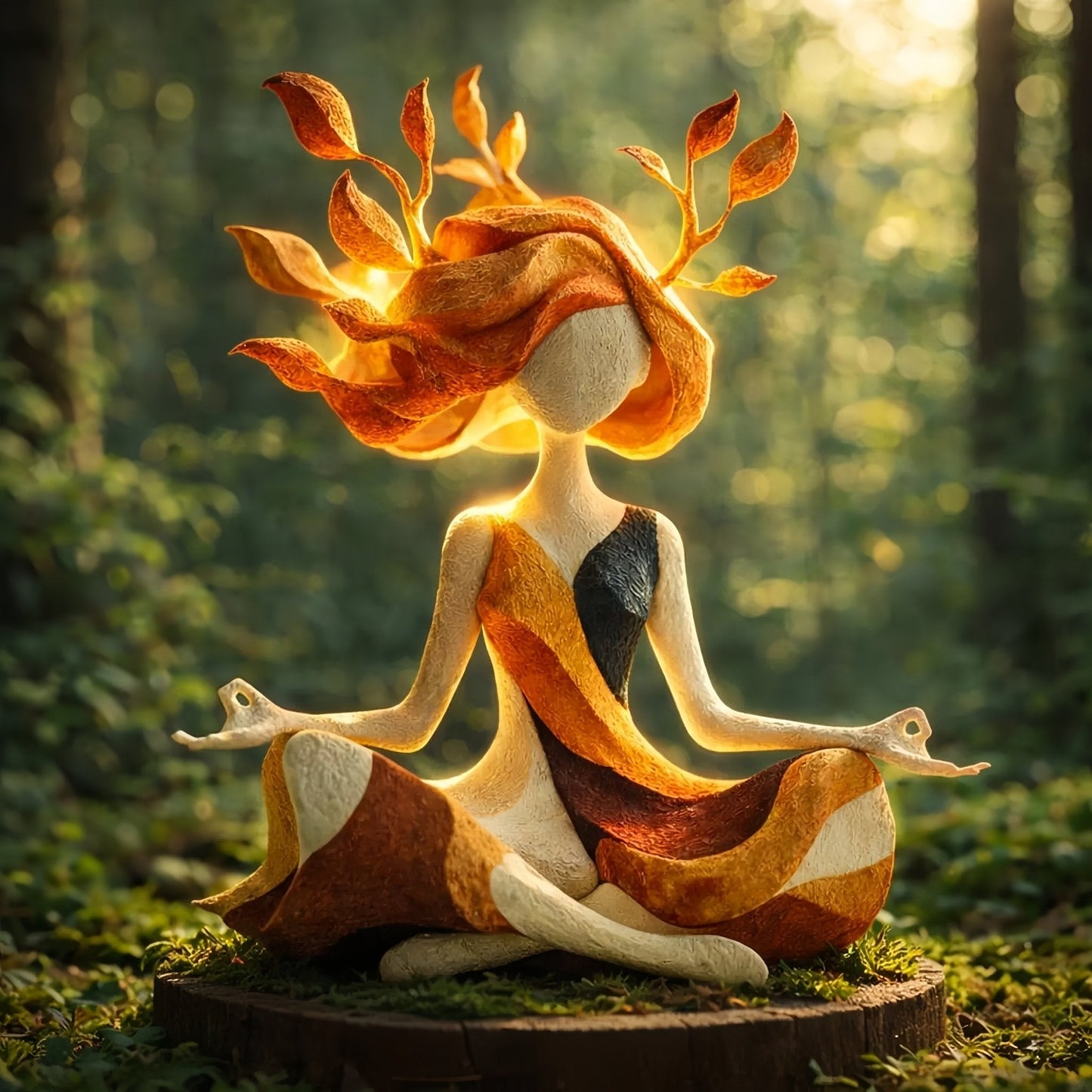 🧘 Peaceful Meditation Sculpture | Serene Home Decor Ornament