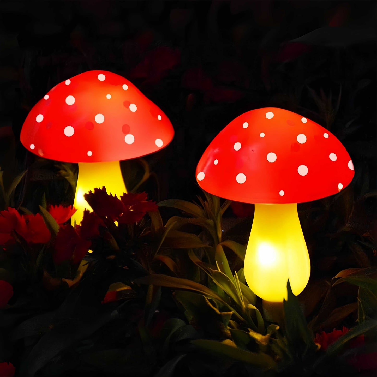 🔥LAST DAY 49% OFF - Solar Powered Mushroom Shaped Garden Glow Light