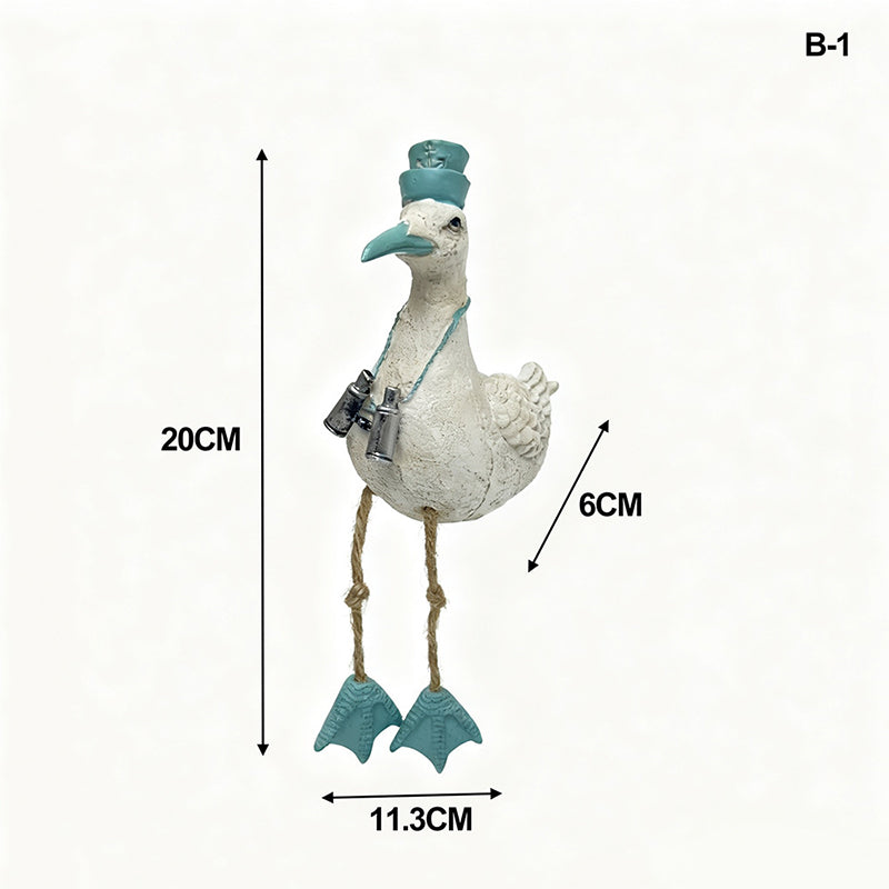 Dangling-Leg Bird Ornament – Creative Garden & Patio Seabird Decor