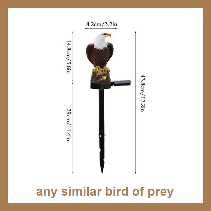 Solar Owl Courtyard Lawn Garden Decorative Light