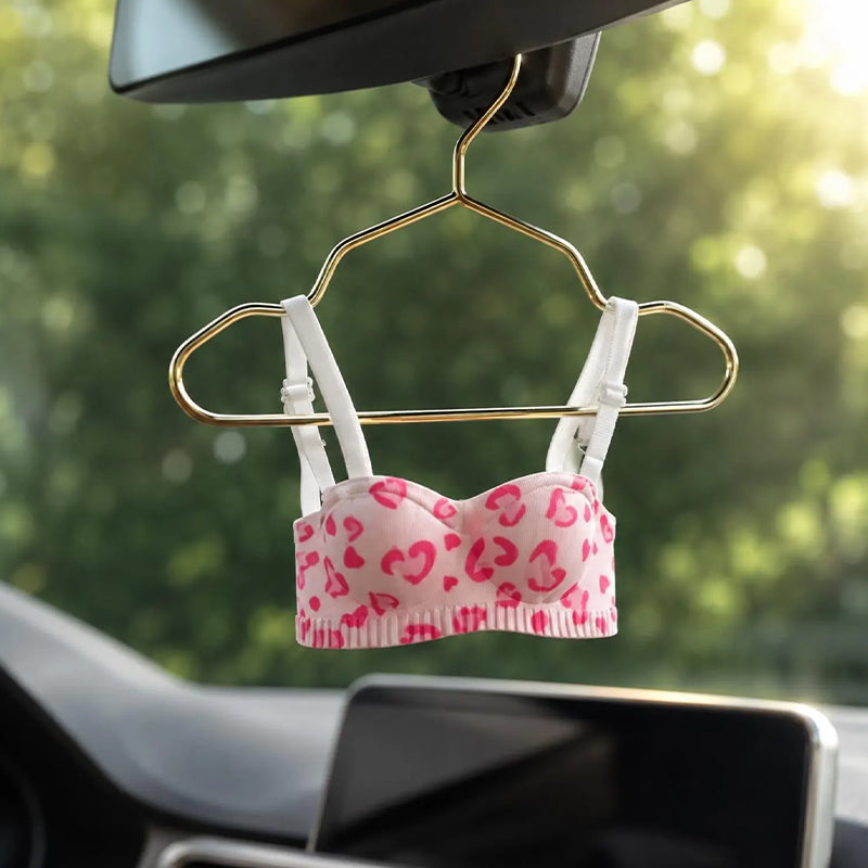 🎀🚗 Mini Bra Car Hanging Ornament