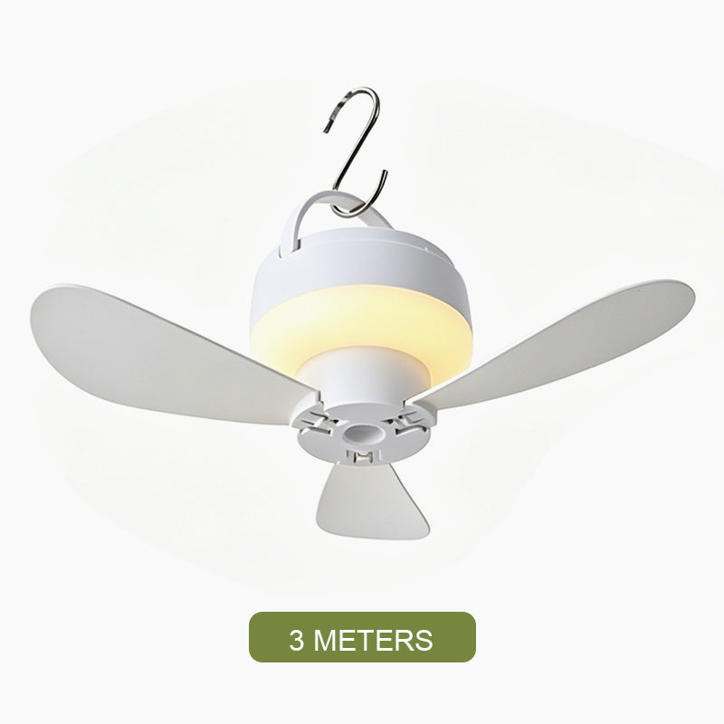 Rechargeable Fan with Light