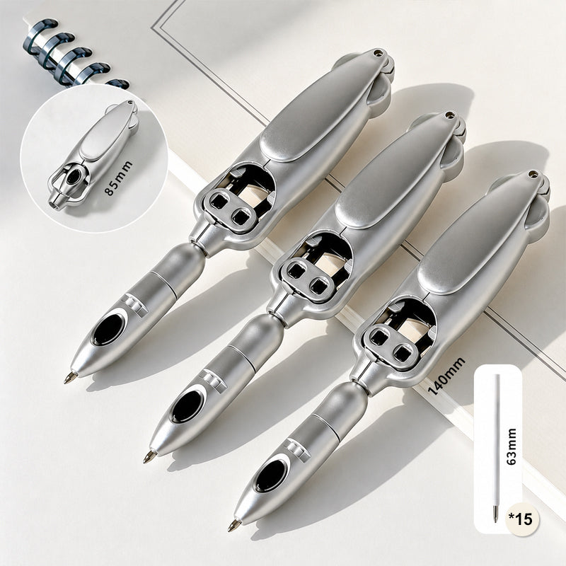 Sci-Fi Squid Transforming Decompression Pen - Fun Press-Type Ballpoint Pen